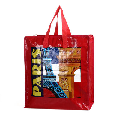 Kalite  Laminated Paris Design PP Woven Shopping Bag Laminated Pp Woven Bag Fabrika