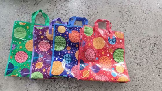 Seyahat için gerekli özel plastik alışveriş çantası fermuarlı veya kapalı
