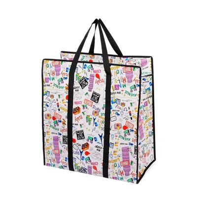 Özel PP Dokuma Alışveriş Çantası, Çevre Dostu Mürekkep ile 10kg Kapasite