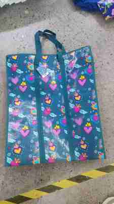 Çevre dostu alıcılar için özelleştirilebilir ve su geçirmez katlanabilir tekrar kullanılabilir alışveriş torbaları