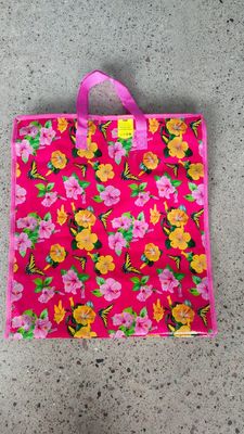 Fermuarlı Kapanışlı, Yeniden Kullanılabilir, Katlanabilir Dokumasız Çanta, Dayanıklı ve Çevre Dostu